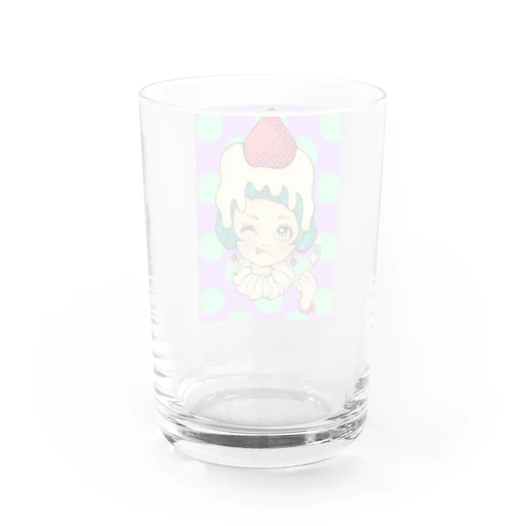 wacaのcake*girl Water Glass :back