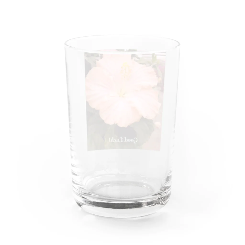 maruitukiしずかのGood Luck! Water Glass :back