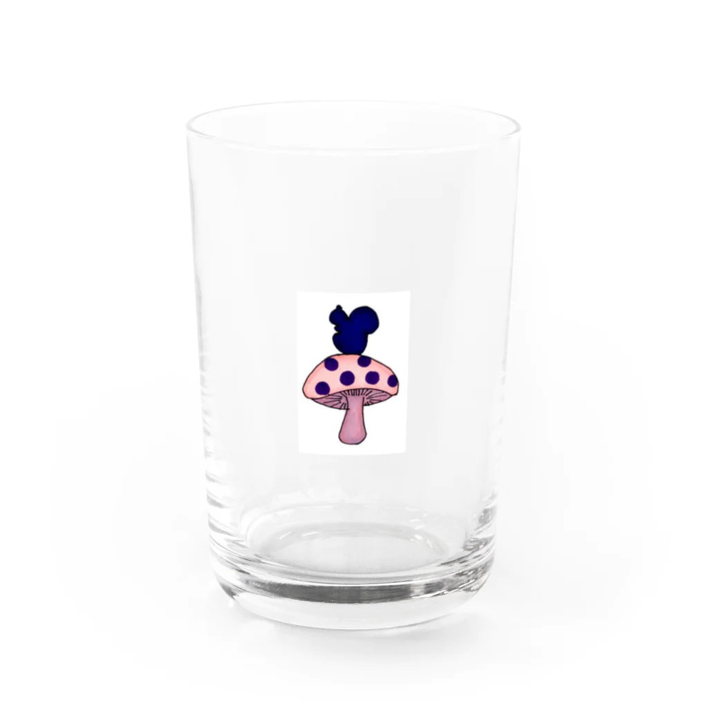 ユリスの森のりすときのこ Water Glass :front