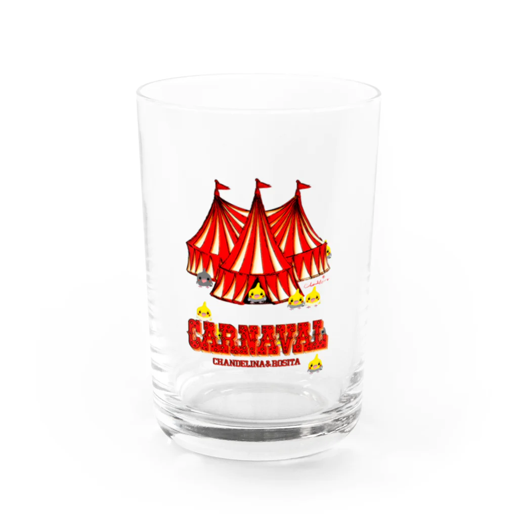 LittleLoroのCARNAVAL サーカステント Water Glass :front