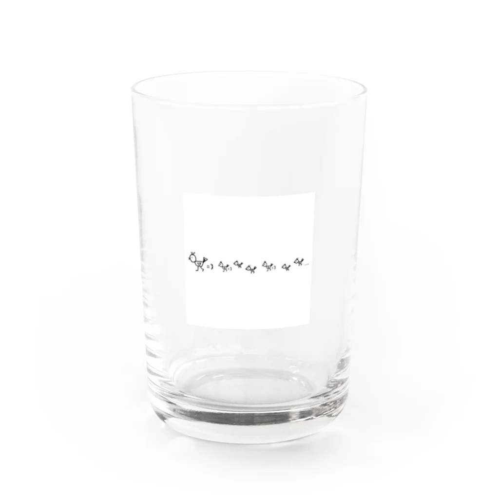 kiki7122のトリとりどり Water Glass :front