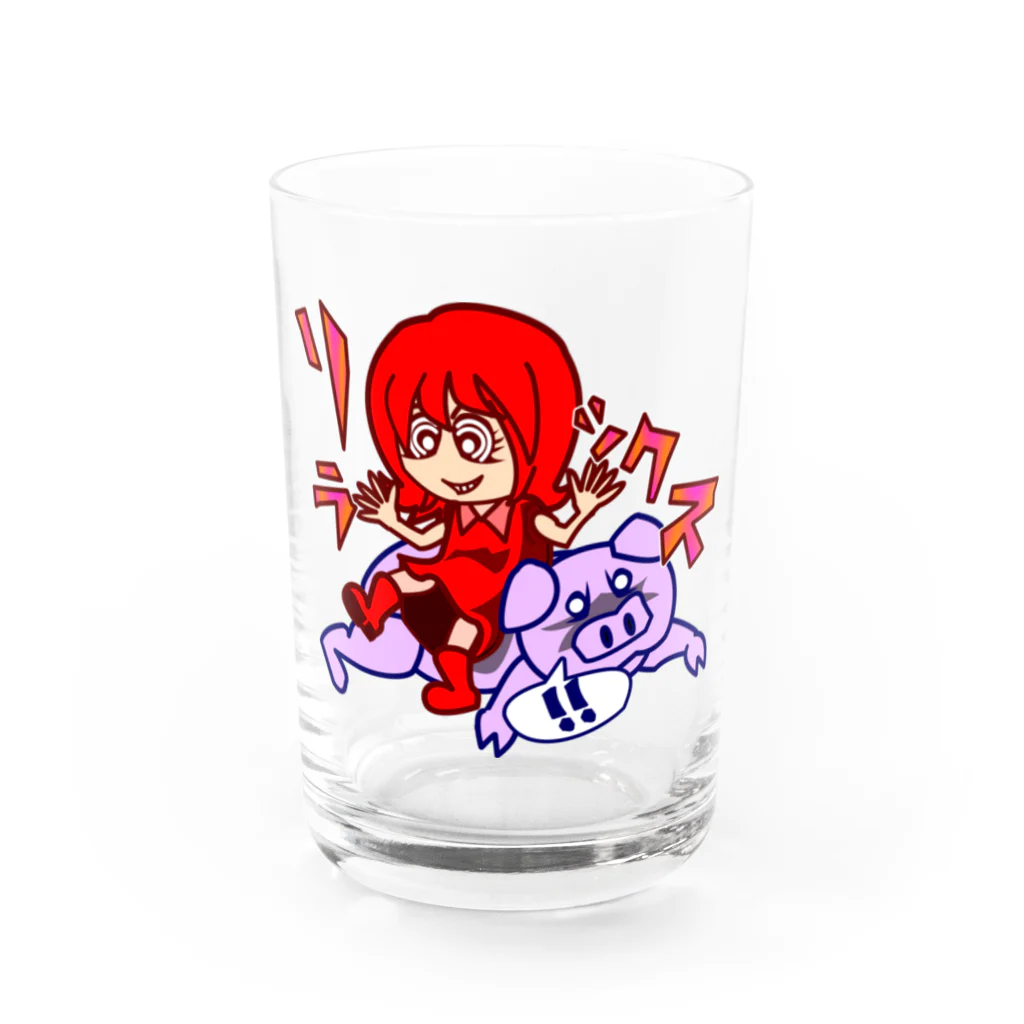 折羽ル子のザ・ワル子さん Water Glass :front