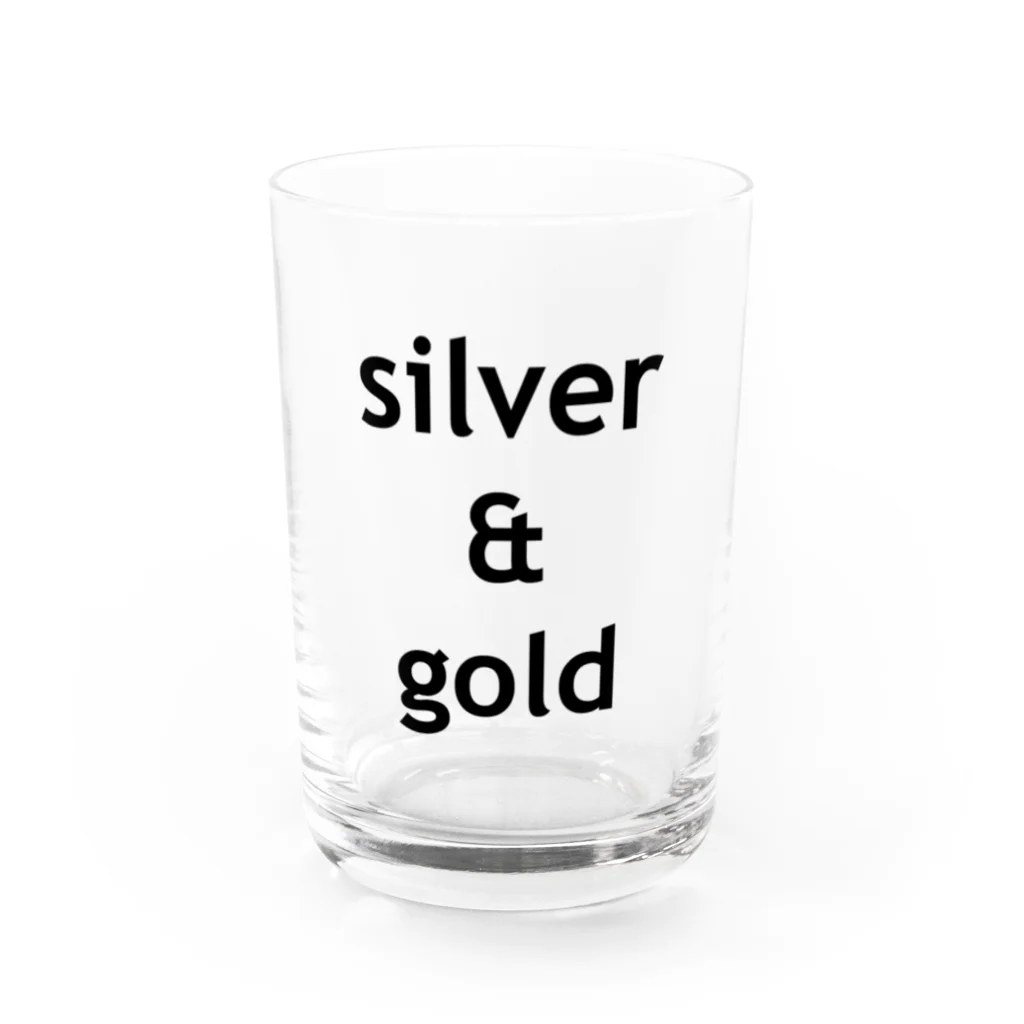 Lenのsilver & gold グラス前面