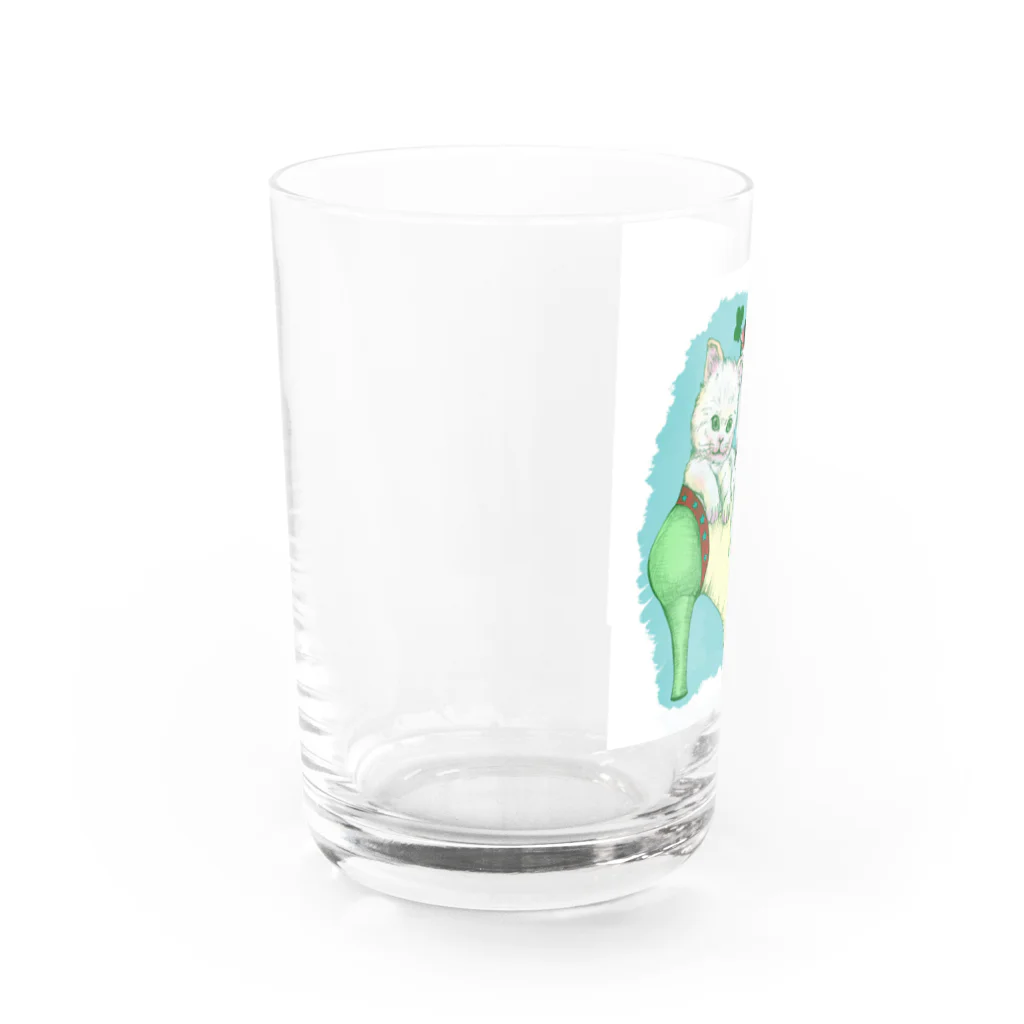 comet-yの猫と文鳥１b Water Glass :left