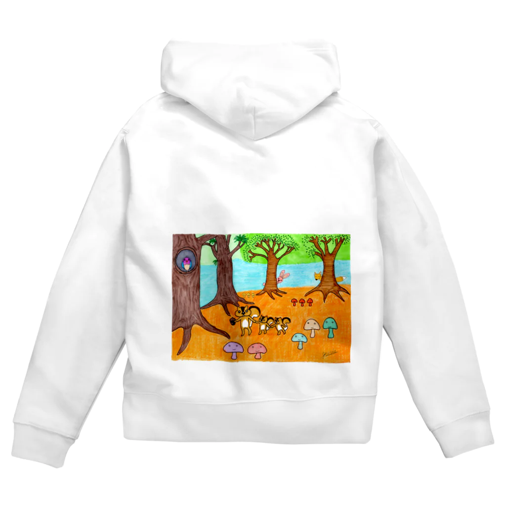 ユリスの森のピクニック Zip Hoodie