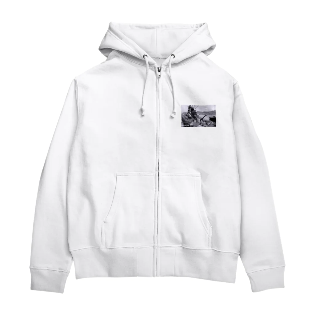 namasteの戦艦大和 Zip Hoodie