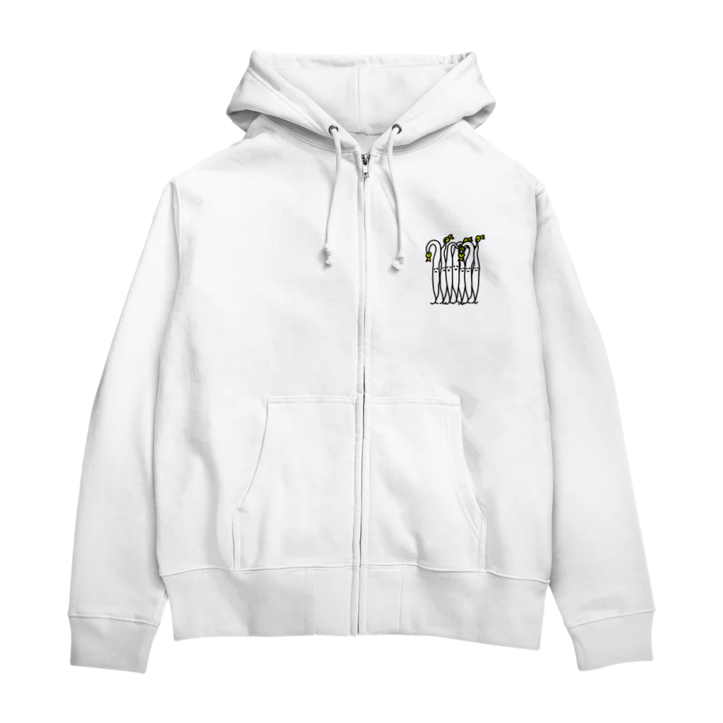 マジシャンもやしくんのショップのもやしくんいっぱい Zip Hoodie