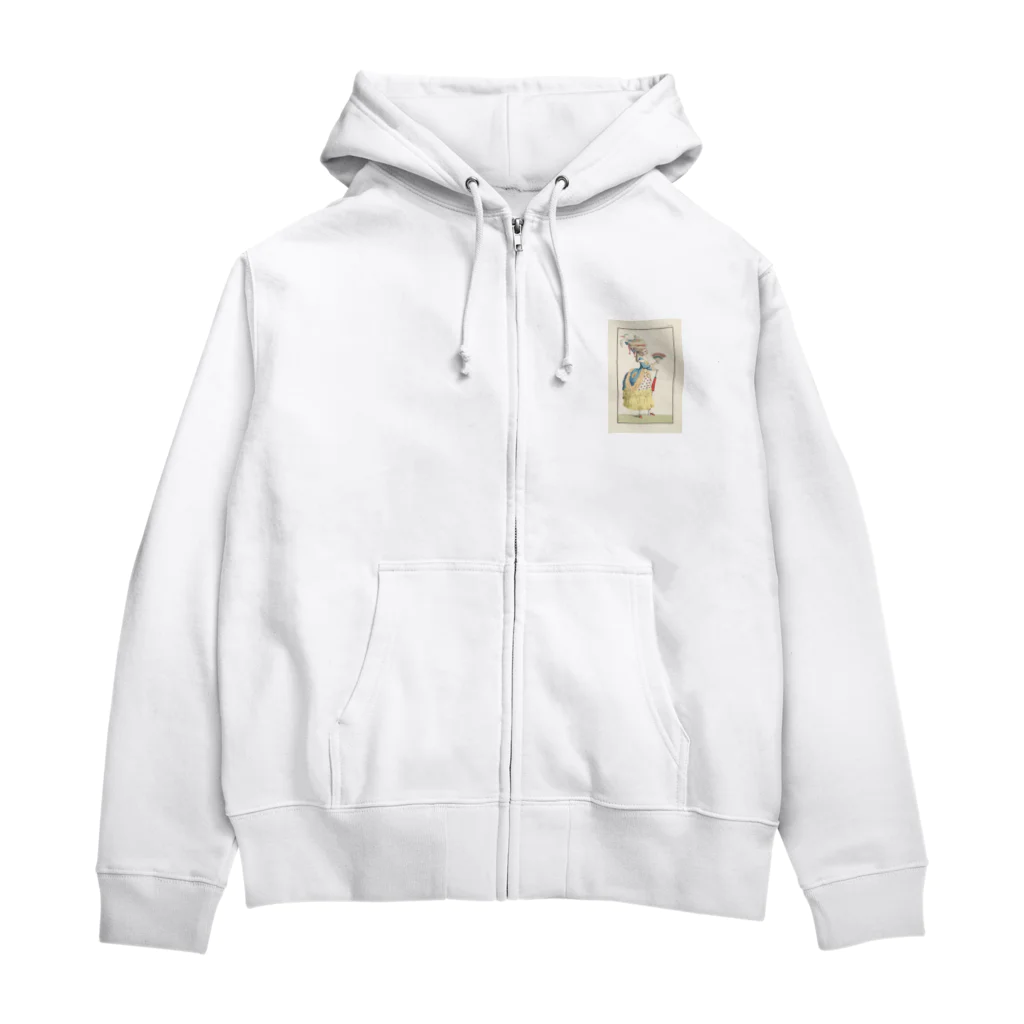 J. Jeffery Print Galleryのマリーアントワネット時代 Zip Hoodie