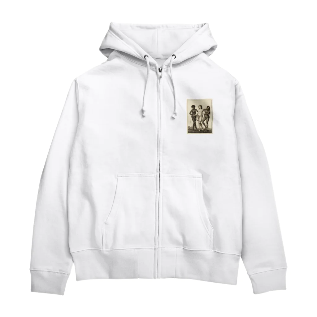 J. Jeffery Print Galleryの3大美女 Zip Hoodie