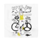 loveclonesのNPBR 自転車女子 ガーリーイラスト Bandana