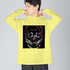 Akieem Zawadi's SHOPのBright Face Big Long Sleeve T-Shirt