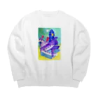 リラの幻想 Big Crew Neck Sweatshirt