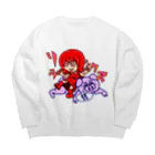 折羽ル子のザ・ワル子さん Big Crew Neck Sweatshirt