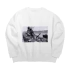 namasteの戦艦大和 Big Crew Neck Sweatshirt