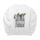 マジシャンもやしくんのショップのもやしくんいっぱい Big Crew Neck Sweatshirt