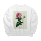 J. Jeffery Print Galleryのロサ・センティフォリア Big Crew Neck Sweatshirt