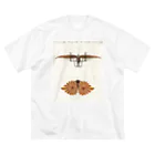 J. Jeffery Print Galleryの18世紀の飛行機 ビッグシルエットTシャツ