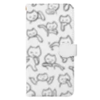 lablifeのラッパーねこ Book-Style Smartphone Case