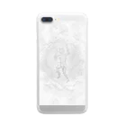 猿侍の真空パック Clear Smartphone Case