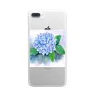 リラの紫陽花 Clear Smartphone Case