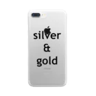 Lenのsilver & gold クリアスマホケース