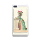 J. Jeffery Print Galleryのマリーアントワネット時代のファッション Clear Smartphone Case