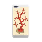 J. Jeffery Print Galleryの赤サンゴ Clear Smartphone Case