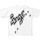 burnworks designのCross All-Over Print T-Shirt