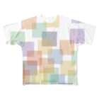 Kentaro MoritaのColorSquareCloud2 풀그래픽 티셔츠