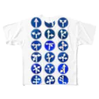 山中 透の道路標識02 All-Over Print T-Shirt