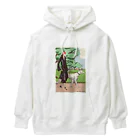 J. Jeffery Print Galleryの愛犬とお散歩 Heavyweight Hoodie