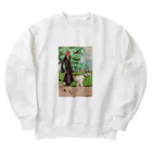 J. Jeffery Print Galleryの愛犬とお散歩 Heavyweight Crew Neck Sweatshirt