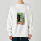 J. Jeffery Print Galleryの愛犬とお散歩 Heavyweight Crew Neck Sweatshirt