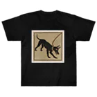 J. Jeffery Print Galleryのポンペイの番犬 ヘビーウェイトTシャツ