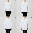 LOVECCCのShades White - パーカー Hoodie :model wear (woman)