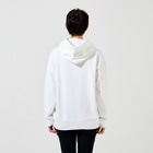 Unknown FaceのNo.02『円』 Hoodie :model wear（back）