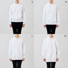 inuinutownの遠吠えダックスフンド Hoodie :model wear (woman)