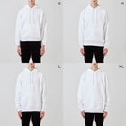 inuinutownの遠吠えダックスフンド Hoodie :model wear (male)