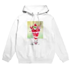 リラのイチゴパフェ Hoodie