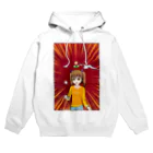 FreeComicHIROのFLYING BIRD GIRL Hoodie