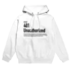 kengochiの401 Unauthorized パーカー