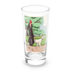 J. Jeffery Print Galleryの愛犬とお散歩 Long Sized Water Glass :front