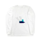 Deltaの湖と森の主くまさん Long Sleeve T-Shirt