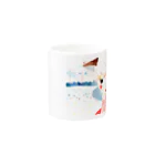 mifumiのふゆのほし Mug :other side of the handle