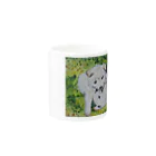 寺谷深登里の子犬の戯れ Mug :other side of the handle