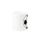 ひじきのサッカーボール Mug :other side of the handle