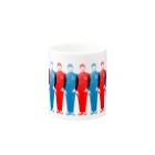 金星灯百貨店のUN兄弟 ずらり Mug :other side of the handle