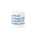 山本♂△のHeal the World (Blue) Mug :other side of the handle