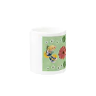 イシイリョウコのButterflyGIRLS Mug :other side of the handle