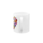 usa23のFlower Heart Mug :handle